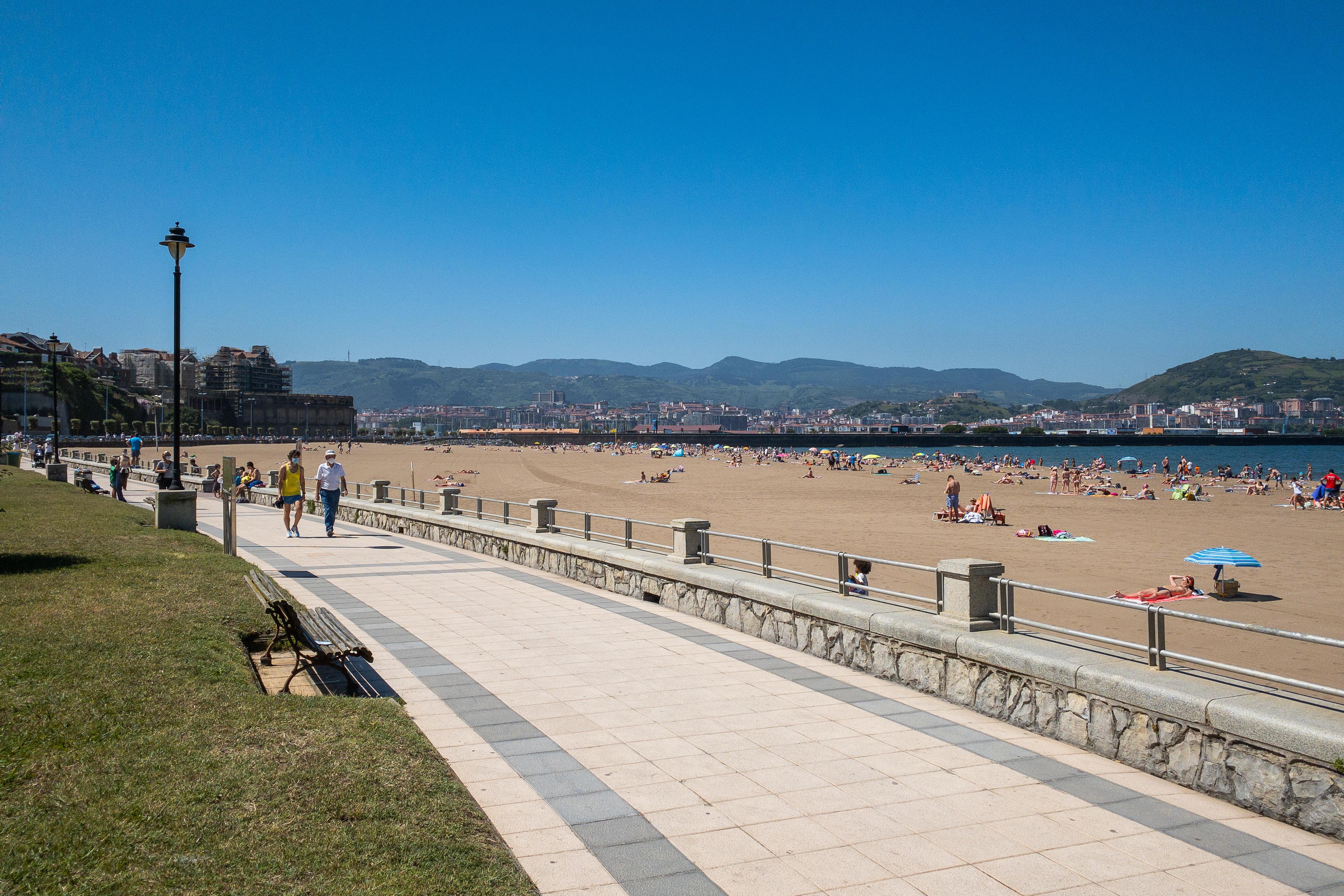 Petit Palace Tamarises Getxo Bagian luar foto